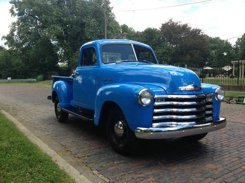 1951 chevrolet 3100 pickup truck blue