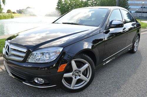 2009 mercedes-benz c300 4matic sport, nav,roof,clean title amg wheels,no reserve