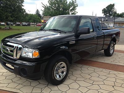 09 ford ranger xlt no reserve 4-cylinder gas saver clean clear michigan title!!!
