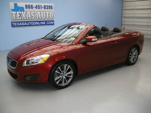 We finance!!!  2011 volvo c70 t5 convertible heated leather turbo cd texas auto