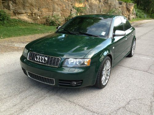 S4 6-speed 88k miles goodwood green 2 wheel sets clean carfax free shipping!