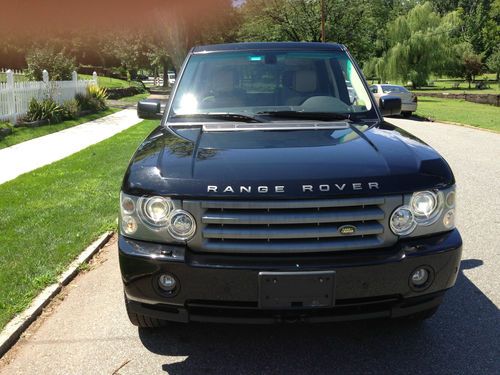 2008 range rover hse, clean carfax, no paint work, black with tan, perfect!!!