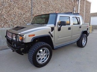 2005 hummer h2 sut 4x4-moonroof-mikey thompson tires-jvc audio-low miles