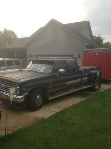 1986 chevrolet crew cab 1 ton dually 3500 454 7.4 l.