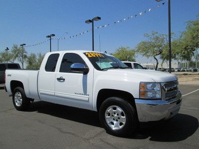 2013 4x4 4wd white v8 automatic leather miles:13k extended cab pickup *certified