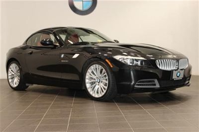 2011 bmw z4 3.5i sport roadster black red leather sport pkg prem sound automatic