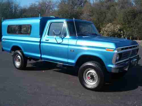 Purchase used 1976 FORD F250 HIGHBOY 4X4 FACTORY A/C 36K ...