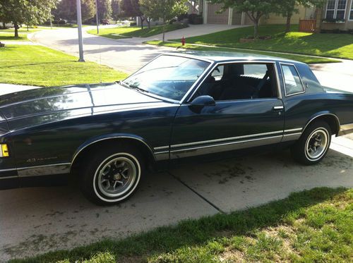 1987 chevrolet monte carlo ls coupe 2-door 4.3l