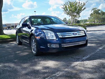 2007 ford fusion sel,v6,sunroof,leather,clean auto check,look $99.00 no reserve