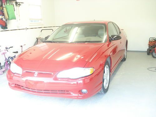 2004 chevy monte carlo ss clean loaded low miles chevrolet monte-carlo 04 red