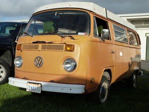 1977 vw bus vanagon camper poptop volkswagon westfalia  77 kitchen gas heater