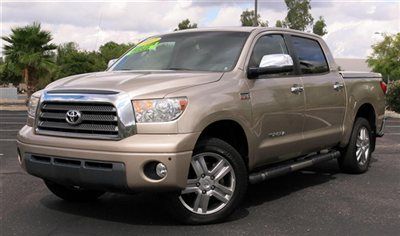 No reserve 2007 toyota tundra crewmax 4x4 limited - loaded 1 ownr very clean!!!!