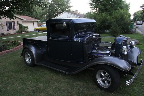 1934 ford truck with matching trailer