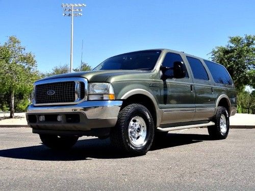 No reserve 02 excursion limited 4wd 7.3l power stroke turbo diesel | tv dvd