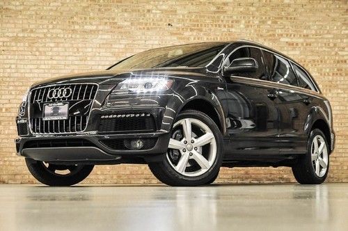 2012 audi q7 3.0t! s-line pkg! pano! cold weather! loaded! 20s! only 15k mi!