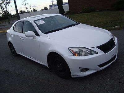 Lexus is250 awd nav salvage rebuildable repairable wrecked project damaged fixer