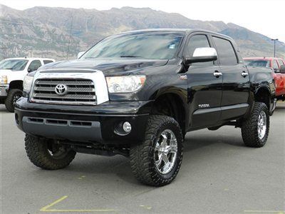 Toyota tundra crew max trd off road custom lift wheels tires leather auto tow