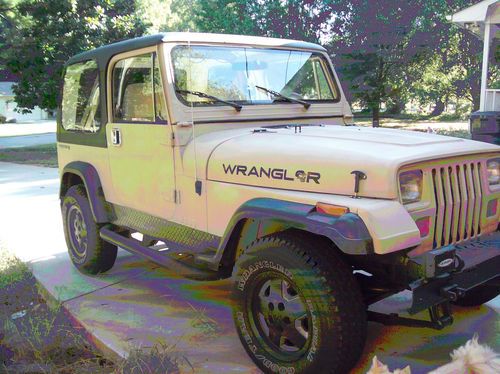 1990 jeep wrangler sahara sport utility 2-door 4.2l