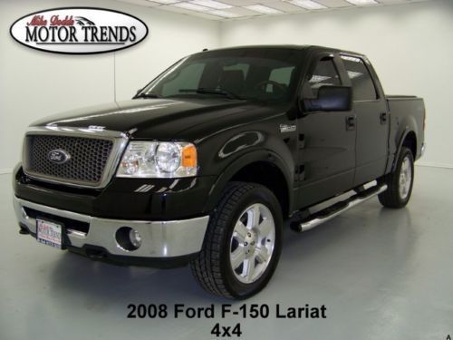 60k 4x4 lariat navigation dual dvd sunroof leather heated seats 2008 ford f150
