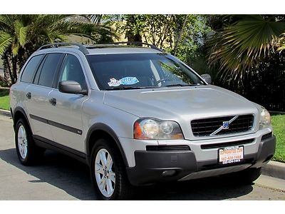 Used 03 volvo xc90 t6 third row leather dual power seat heated front seat