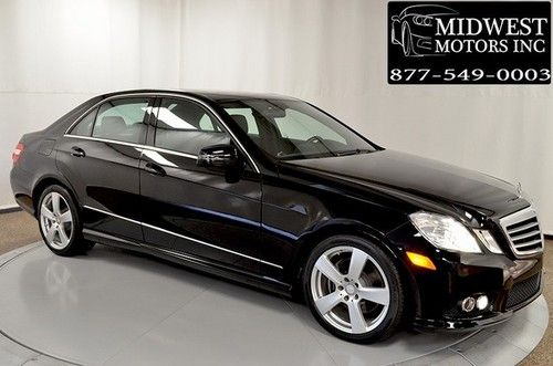 2010 mercedes benz e350 4matic awd black navigation premium pkg one owner 2011