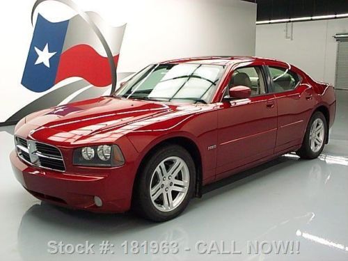 2006 dodge charger rt hemi sunroof htd leather only 43k texas direct auto