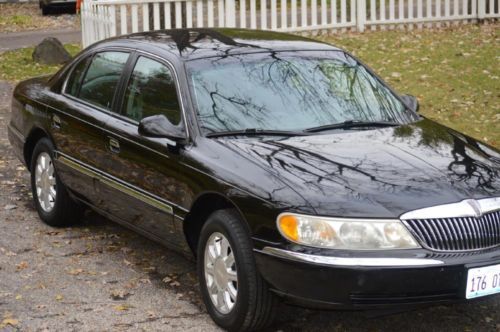 1999 lincoln continental base sedan 4-door 4.6lblack,134k,heated leather seats