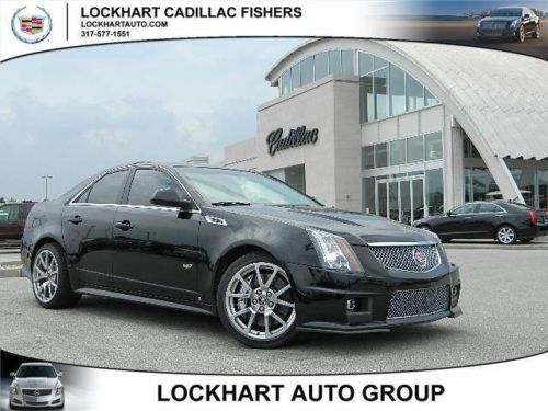 Clean carfax cts v sedan  6.2l supercharged v8 navigation  heated front seats