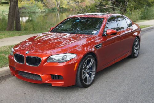 2013 bmw m5 - sakhir racing orange / black