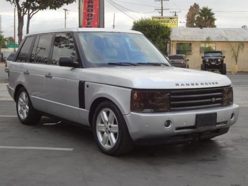 2004 land rover range rover hse damaged salvage runs! loaded priced to sell l@@k