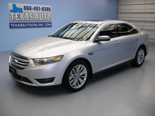 We finance!!!  2013 ford taurus limited roof heated leather sync 15k texas auto