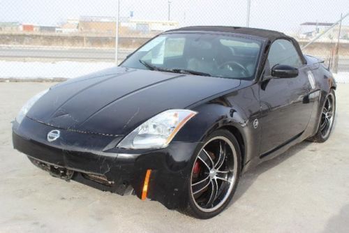 2004 niisan 350z roadster damaged salvage runs! loaded nice unit export welcome!