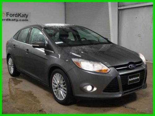 2012 ford focus sel, 2.0l, auto, leather, moonroof, ford certified 7yr/100k