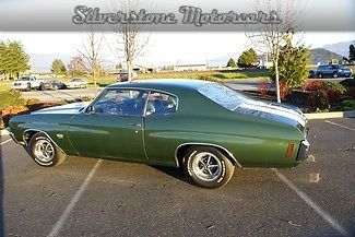 1970 green ls6! original miles, paint and all numbers matching two owners cherry
