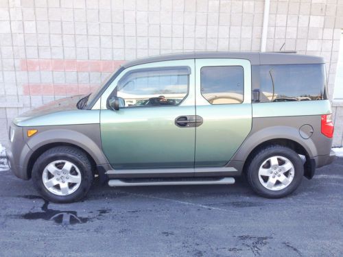 2005 honda element ex 4wd 5-speed pa 1-owner clean carfax navigation dvd clean!!