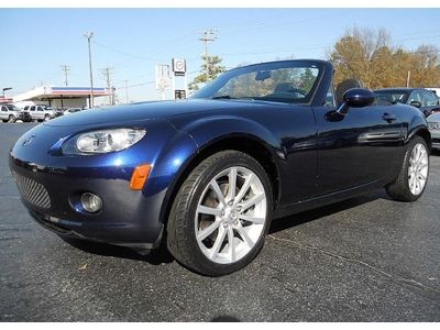 Touring manual convertible cd cloth blue black a/c miata alloy wheels mx-5 clean