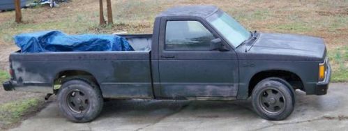 1983 chevy s-10 with 2.8 v6, long bed with automatic transmission