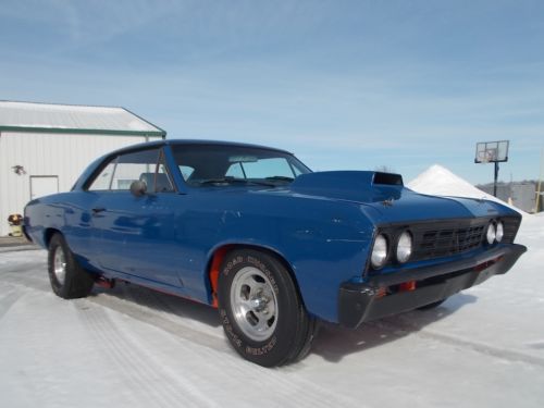 1967 chevrolet chevelle ss matchin 396, 4 sp, hot rod, tub, low reserve
