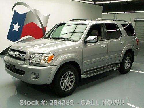 2007 toyota sequoia ltd 8-pass htd leather sunroof dvd  texas direct auto