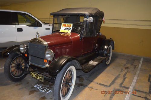 Model t ford roadster - 1926 - and trailer - ready for touring!