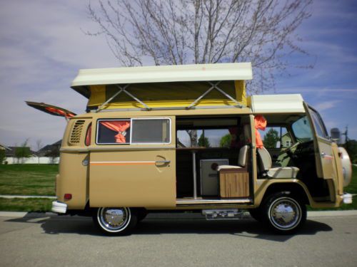 1979 vw westfallia/riviera pop top camper freshly restored must-see