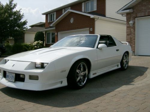 1991 chevrolet white camaro z28 t-top mint clear title
