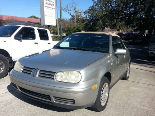 2001 volkswagen cabrio gls convertible 2-door 2.0l