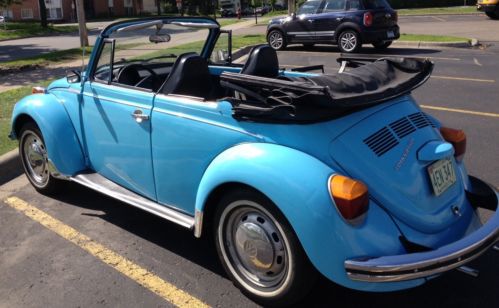 Sky blue super beetle: midwest summer car, no rust, runs &amp; looks great