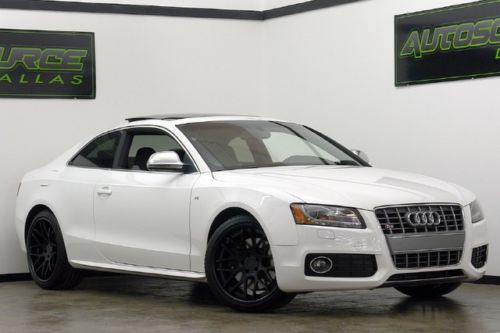 2009 audi s5 white clean carfax 1 owner documented service history