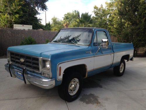 1979 chevy short bed 4x4 original paint only 36k miles