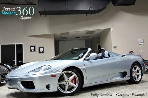 2002 ferrari 360 spider f1 *only 14k miles* new clutch! new tires! excellent! $$