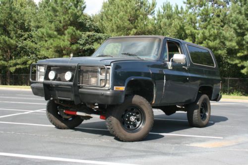 1986 chevrolet k5 blazer, 5.9 cummins, nv4500, 1 ton axles