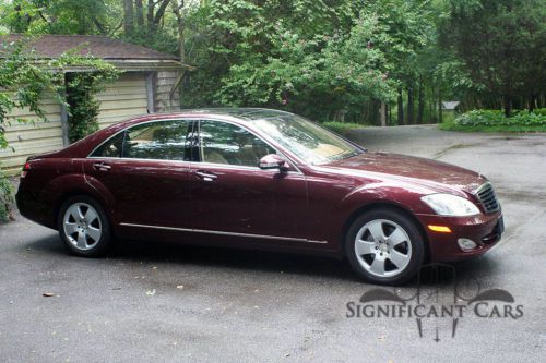 2007 mercedes-benz s550 - dual sunroofs! kept in climate-controlled storage!