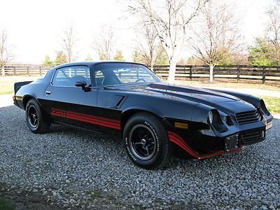 Restored 1981 chevrolet z28 with 62k original miles all receipts nicer than new!
